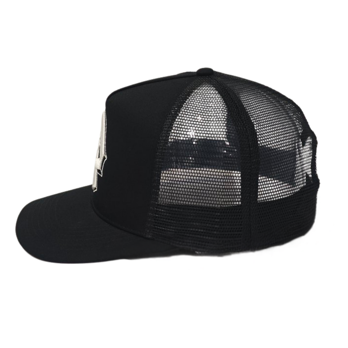Black and White Classic Trucker Hat  -  "El Pescador"